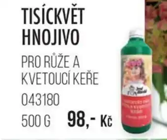 TISÍCKVĚT HNOJIVO