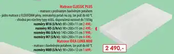 IDEA nábytek Matrace CLASSIC PLUS nabídka