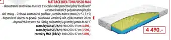 IDEA nábytek MATRACE IDEA TONA VISCO M64 nabídka