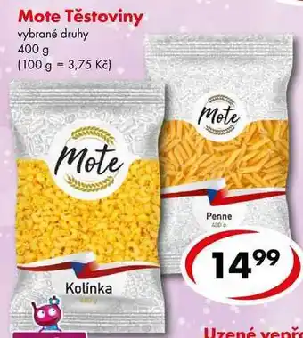 CBA Mote těstoviny, 400 g nabídka