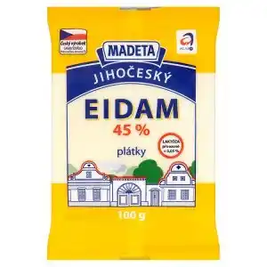 CBA Madeta jihočeský eidam 45% plátky 100g nabídka