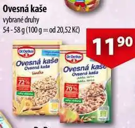 CBA Ovesná kaše, 54-58 g nabídka