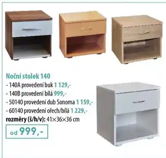 IDEA nábytek Noční stolek 140 nabídka
