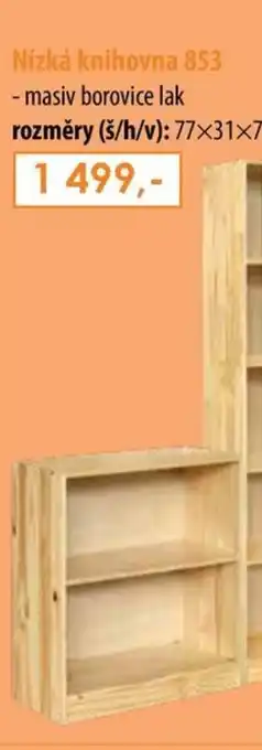 IDEA nábytek Nízká knihovna 853 nabídka