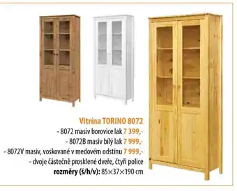 IDEA nábytek Vitrína TORINO 8072 nabídka