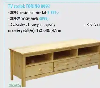 IDEA nábytek TV stolek TORINO 8093 nabídka