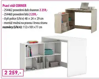 IDEA nábytek Psací stůl CORNER nabídka