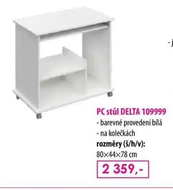 IDEA nábytek PC stůl DELTA 109999 nabídka
