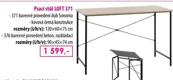IDEA nábytek Psací stůl LOFT 371 nabídka
