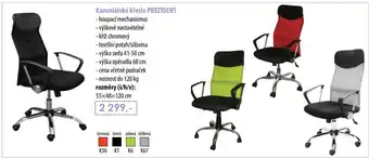 IDEA nábytek Kancelářské křeslo PREZIDENT nabídka