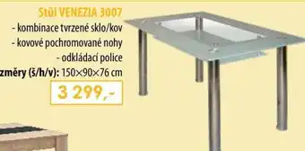 IDEA nábytek Stůl VENEZIA 3007 nabídka