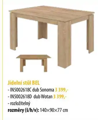 Jídelní stůl BEL