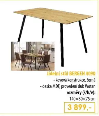 IDEA nábytek Jídelní stůl BERGEN 4090 nabídka