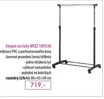 Stojan na šaty WIZZ 189336