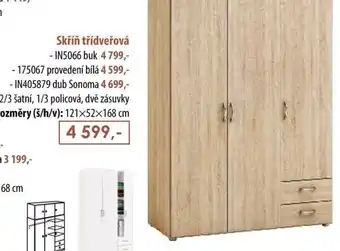 IDEA nábytek Skříň třídveřová nabídka