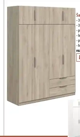 IDEA nábytek Šatní skříň GHOST (4dv.) nabídka