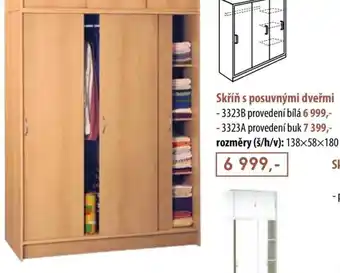 IDEA nábytek Skříň s posuvnými dveřmi nabídka