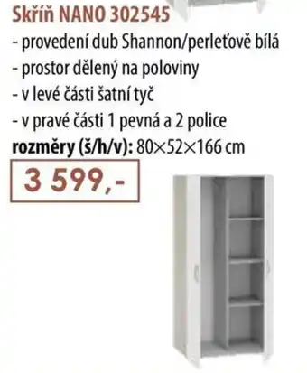 IDEA nábytek Skříň NANO 302545 nabídka