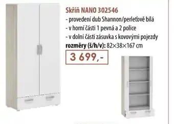 IDEA nábytek Skříň NANO 302546 nabídka