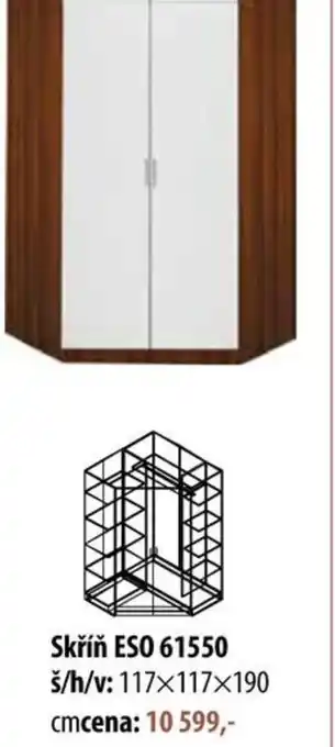 IDEA nábytek Skříň ESO 61550 nabídka
