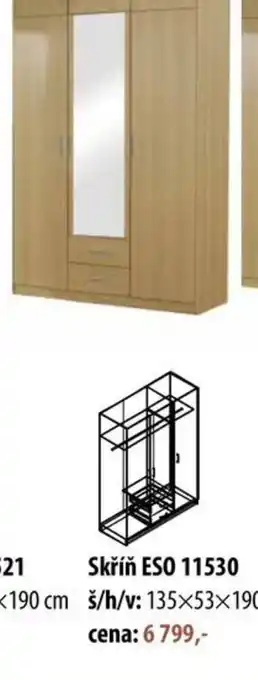 IDEA nábytek Skříň ESO 11530 nabídka