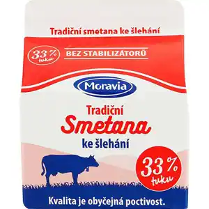 Tamda Foods Moravia čerstvá smetana ke šlehání 33% 250ml nabídka