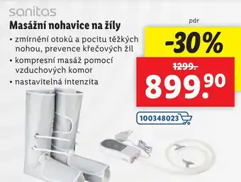 sanitas Masážní nohavice na žíly