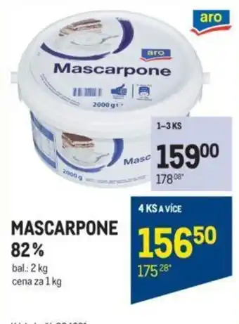 Makro MASCARPONE 82% nabídka