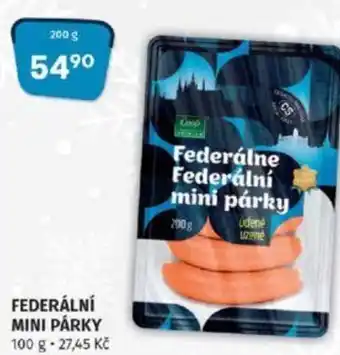 Coop FEDERÁLNÍ MINI PÁRKY nabídka