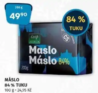 Coop MÁSLO 84% TUKU nabídka