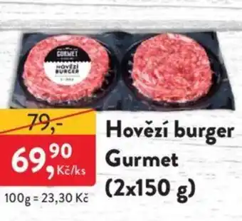MP Krásno Hovězí burger Gurmet nabídka