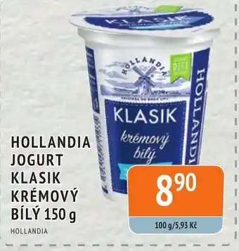 Coop hb HOLLANDIA JOGURT KLASIK KRÉMOVÝ BÍLÝ 150 g nabídka