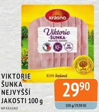 Coop hb VIKTORIE ŠUNKA NEJVYŠŠÍ JAKOSTI 100 g nabídka