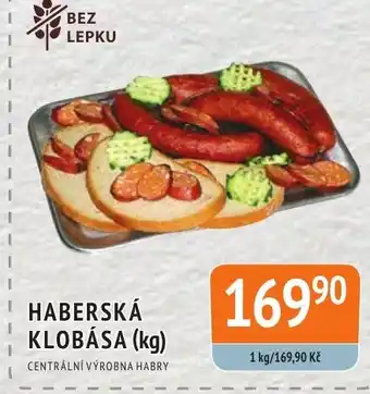 Coop hb HABERSKÁ KLOBÁSA (kg) nabídka