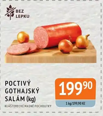 Coop hb POCTIVÝ GOTHAJSKÝ SALÁM (kg) nabídka