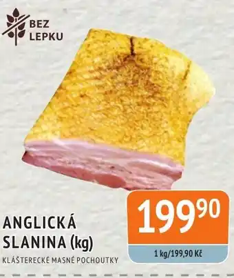 Coop hb ANGLICKÁ SLANINA (kg) nabídka