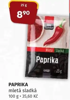 Coop hb PAPRIKA nabídka