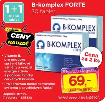 Magistra lékárny B-komplex FORTE 30 tablet nabídka