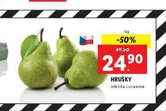 Lidl Hrušky nabídka