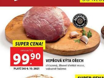 Lidl Vepřová kýta ořech nabídka