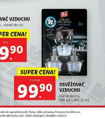 Lidl Osvěžovač vzduchu nabídka