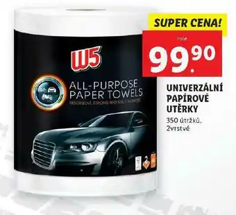 Lidl W5 inoverzální papírové utěrky nabídka