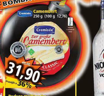 Norma Camembert nabídka