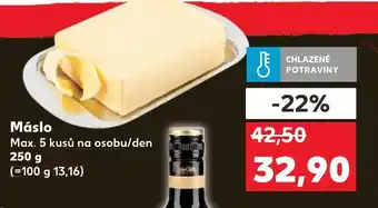 Kaufland Máslo nabídka