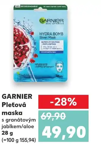 Kaufland GARNIER Pleťová maska nabídka