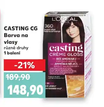 Kaufland CASTING CG Barva na vlasy nabídka