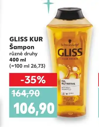 Kaufland GLISS KUR Šampon nabídka