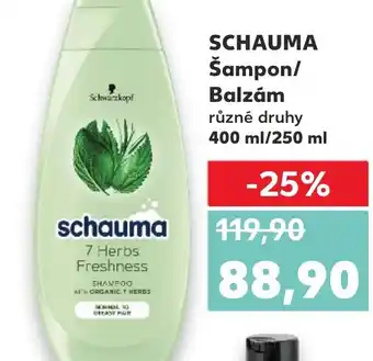 Kaufland SCHAUMA Šampon/ Balzám nabídka