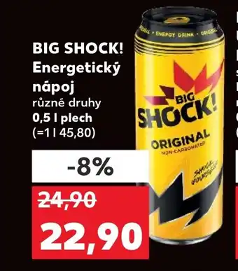 Kaufland BIG SHOCK! Energetický nápoj nabídka