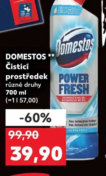 Kaufland DOMESTOS Čistici prostředek nabídka